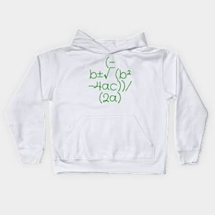 Quadratic Formula Kids Hoodie